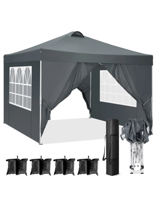 SANOPY 10' x 10' Straight Leg Pop-up Canopy Tent E...